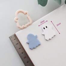 Halloween Ghost With Expression Polymer Clay Cutters | Halloween Cutters | Clay Earring Cutters, Polymer Clay Cutters For Jewelry Making - Beige - View 9