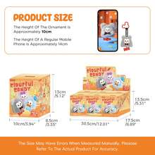 Miniso Disney Colorful Candy Series Blind Box Keychain, Random 1pc Cute ABS Bag Charm Pendant, 7 Styles Collectible Figurine Key Ring, Surprise Gift (Non-Plush Filled) - Random 1pc - View 9