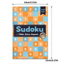 Sudoku Puzzle Workbook For Ages 3–12+, 4 Difficulty Levels, Colorful Number Logic Grid Brain Teasers, Screen-Free Educational Activity For Focus, Concentration, Critical Thinking, Problem Solving, Home Classroom Travel, Back To School Gift - Age Level - View 9