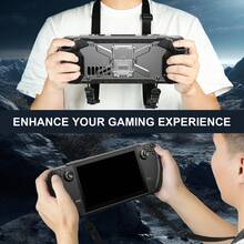 1pc Steam Deck 2020/2021 Hard Shell Protective Case With Lanyard, Full Protection, With Stand, Black Available, Anti-Drop, Birthday Gift, Homecoming Gift - View 6