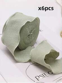 4cm Goddess Festival Valentine's Day Pleated Ribbon High-End Elastic Ruffled Bubble Pleated Webbing Birthday Box Packaging Ribbon Gift Packaging Webbing Hair Tie Packaging DIY Bowknot Fresh Flowers Bouquet Gift Cake Packaging Floral Art Ribbon - Multi-color - View 6