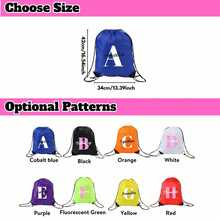 Personalized Drawstring Sports Backpack With Lightweight Drawstring Bag,Custom Your Name,Unisex, Ideal For Outdoor Sports,Leisure Travel,Daily Fitness - Multicolor - View 7