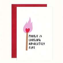 1pc Funny Valentine's Day Greeting Card, Absolutely Hot Card, For Her, His Valentine's Day Card, Anniversary Card, Valentine's Day Card With Envelope, Valentine's Day Greeting Card, Postcard - View 11