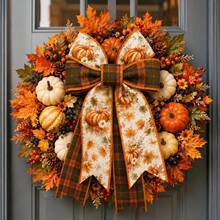 2pcs/Set Autumn Polyester Ribbon & Bows - 2-pack - Autumn Ribbon - View 5