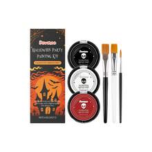 DOWMOO Set De Maquillaje Facial Para Halloween, Colores Vibrantes Para Maquillaje De Fiesta, Variedad De Tonos Para Crear Diseños Creativos, Apto Para Uso En Fiestas Y Eventos Temáticos - Multicolor - Ver 8