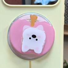 Cute 3D Cartoon Character Magnetic Phone Grip Holder, Kawaii Animal Fruit Bag‑Shaped Acrylic Finger Grip Stand, Removable MagSafe‑Compatible Phone Back Decor For Girls - Multicolor - View 13