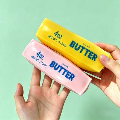 1PC Funny Realistic Butter Stick Soft Slow Rebound Stress Relief Toy Office Time-Wasting Small Toy Squishy,Squishies,Squishy O,Crunchy Squishy,Squishes, Squish,Halloween Decor,Halloween,Squishy's