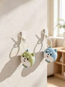 2pcs Cartoon Toothbrush Head Protective Covers, Travel Toothbrush Storage Box, Portable Toothbrush Holder, Toothbrush Protective Cover Protects Toothbrush Head, Portable And Easy To Clean, Prevents Dust And Foreign Matter Contamination, Keeps Toothbrush Clean. Suitable For Home/Travel/Dorm/Camping Toothbrush Protective Clips, Electric Toothbrush Head Protective Box, Home Bathroom Decor, Household Toothbrush Holder - Multicolor - View 8