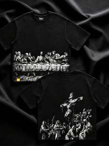 Men T-Shirts - Black - View 1