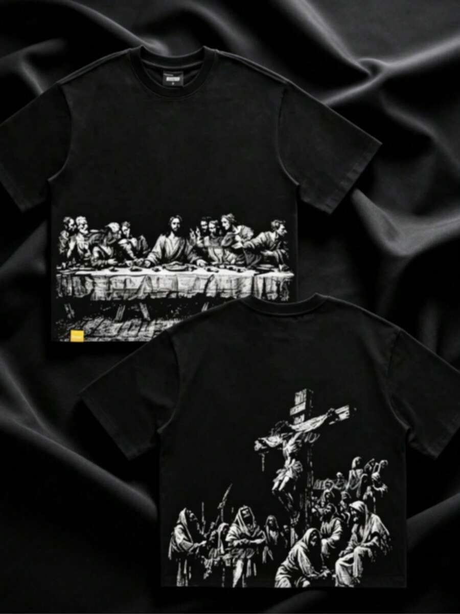 Men T-Shirts - Black - View 1