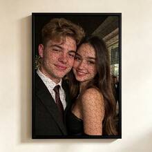 1pc Personalized Wooden Puzzle, Customized Photo Portrait Puzzle, Couple Portrait Puzzle, Anniversary Customized Photo, Graduation Class Photo Puzzle, Family Gathering Customized Puzzle, Customizable Puzzle, Suitable For Room Decoration, Gift - Multicolor - View 7