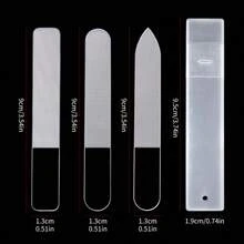 3/5pcs Nano Glass Nail File Set, Nail Polishing File, Nano Glass Nail File Glossy Polishing Manicure Care Tool, Portable Individual Boxed - Clear - View 11