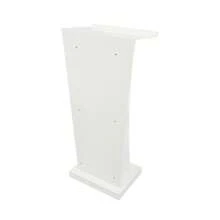 Lectern Podium Stand 60*45cm Top Speaking Lectern Acrylic Standing Lectern 110cm - White - View 5