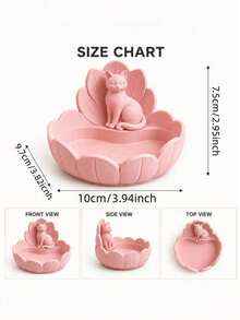Cat Tray & Fish Bone Storage Rack Set, Desktop Organizer For Jewelry, Keys, Wireless Earbuds And Stationery, Decorative Storage For Living Room, Entryway, Vanity And Desk, Birthday, Anniversary And Holiday Gift For Yourself Or Friends, Mother's Day Gift, Practical Organizer To Declutter Desktop, Back To School Dorm Organization, Best Friend Gift Exchange And Year-End Thank You Gift - Multicolor - View 11