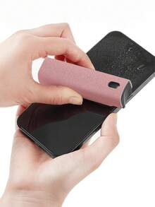 1pc 2-In-1 Portable Screen Cleaning Kit, Screen Cleaner Brush With Spray Bottle, Electronics Cleaning Tool For Smartphones, Tablets, Laptops, Monitors, TVs, Cameras And Car Displays, Liquid Not Included - Multicolor - View 2