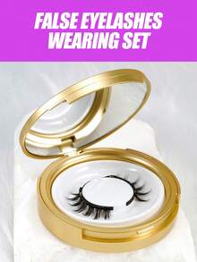 Magnetic False Eyelashes, Glue-Free, Easy To Apply And Remove, Magnetic Adsorption - View 2