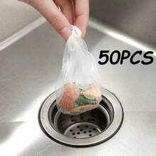 50/30/10pcs Kitchen Sink Strainer, Vegetable Washing Basin, Dishwashing Sink Home Filter And Drain Net, Vegetable Pot, Swimming Pool Cleaning Anti-Leak Net, Pocket-Style And Floor Drain Filter - Multicolor - View 9