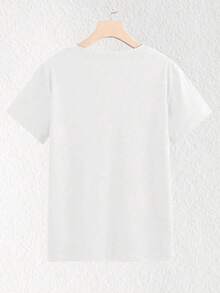 Women Two-Piece Outfits - 2 Playera Blanca con Short Rayas Rosa con Blanco - View 2