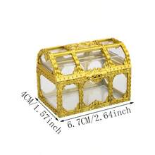 12/24 PCS Plastic Jewelry Box Packaging Box, Empty Gift Box Mini Jewelry Box, Suitable For Weddings, Bride Gift Giving Events, Birthday Parties, Storing Gifts And Small Gifts For Presents. - Treasure Chest Candy Box - View 4