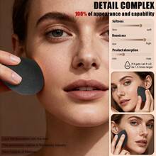 49 Pcs/1PC All‑In‑One Makeup Collection, 30 Pcs New Black Makeup Brushes,18 Pcs Assorted Makeup Accessories And 1 Black Makeup Wash Bag, Makeup Sponges, Headband, Cleaning Tools For Home & Travel Makeup - Black - View 6