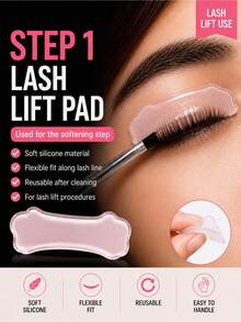 1000PCS Disposable Lash Lift Paper Strips, Eyelash Lifting Covers, White, Lash Lift Tool For Beauty Salon & Home Use - White - View 8