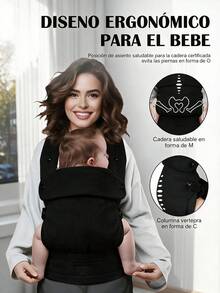 1pc Baby Portable Carrier, Lightweight And Comfortable Baby Carrier, Multi-Functional Front-Facing Carrier, Soft And Comfortable, Easy To Use, Great Gift For Baby - 1-pack Corduroy Suspenders - View 8