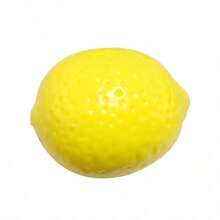 1pc Color-Changing Lemon Squeeze Toy, Crispy ASMR Squishy Ball With Built-In Block Filling, Realistic Fruit Stress Relief Fingertip Toy, Soft TPR Sensory Decompression Toy, Suitable For Adults, Fun Office Desk Relaxation Gift - Multicolor - View 11