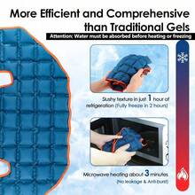 Hailicare Reusable Shoulder & Neck Cold/Hot Compress Pad: Absorbent Material For Freezing Cold Compress And Heating Hot Compress, High-Polymer Filling For Even Heat Distribution, Relieves Shoulder & Neck Discomfort, Ice Pack - Dark Green - View 3