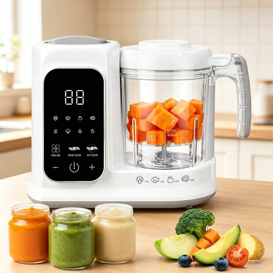 Baby Food Maker, All‑In‑One Steamer & Blender, Auto Blend, Self‑Cleaning & Sterilizing, Homemade Baby Food For Infants & Toddlers, BPA‑Free