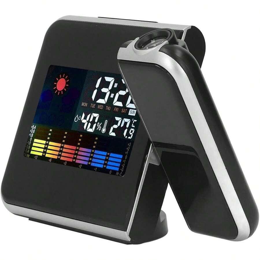 Weather Monitoring Clocks - Black Without Wiring - View 1