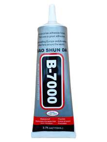 15/50/110ml B7000 水鑽膠，附細尖嘴噴嘴與鑷子套組，適用於珠寶鑲嵌、耳環、吊墜、胸針、珠寶維修、髮飾與木工 - 7000 - 查看 15
