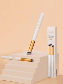 docolor 2 Pieces Face Concealer Brush Set, Precisely Picks Up Product With Zero Streaks, Targets Imperfections With Accuracy, Covers Both Spots And Larger Areas, Perfectly Conceals Dark Circles And Blemishes For A Flawless Base-Easy For Beginners To Use - White - View 7