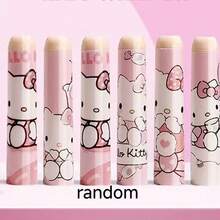 SANRIO 6入隨機色卡通鉛筆保護套，通用六角/三角/圓形/方形鉛筆延長帽，可愛動漫印花筆桿保護套，小學寫作文具防斷筆尖套 - 均碼 - 查看 13