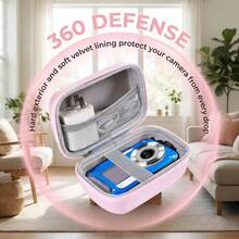 Digital Camera Case, Digital Camera Protective Case, EVA Hard Shell Camera Storage Bag, Waterproof Shockproof Dustproof Travel Carrying Case For Compact Cameras - View 6
