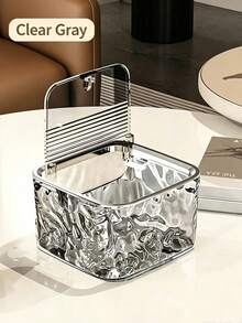 1pc Square Storage Box, Large Capacity For Jewelry, Hair Accessories, Earrings And Small Items, Furniture Office Study Desk Organizer, Jewelry Storage Box, Drawer Cosmetic Organizer, Bedroom Decor Desk Organizer, Home Desk Drawer Storage Box - Multicolor - View 13