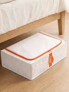 3/1pc Foldable Fabric Underbed Storage Bag, Fully Utilize Underbed Space, Can Store Blankets, Quilts And Pillows, Suitable For Closet Organization, Underbed, Wardrobe And Cabinet Top Storage, Also Suitable For Holiday, Room, Home And Bedroom Decoration, Clothing Storage, Storage Box, Storage, Underbed Storage Space - Multicolor - View 16