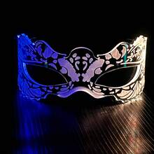 1 Pair Cyberpunk Style LED Luminous Glasses - 7 Color Modes, Hexagonal Lenses, Glowing Party Goggles Suitable For Cosplay, Dance Performance And Holiday Events, Costume Accessories. Futuristic Appearance Glasses For Ladies, Suitable For Night Out, Music Bar, KTV, Birthday Party - Flat Top Design, Integrated Luminous Lenses, Party Decorations, Group Photography, Party Props. - Multicolor - View 21