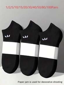 10 Pairs Unisex Short Invisible Socks, Multi-Color Cartoon Style, Breathable, Moisture-Wicking, Soft, Suitable For All Seasons And Multiple Occasions, Random Shipment - Multicolor - View 14