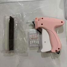 Kit Pistola para Etiquetas de Roupas, com 5 Agulhas e 500 Pinos, Ferramenta Portátil para Lojas e Ateliê - Pistola de costura + 500 agulhas de cola + 5 agulhas - Visão 10