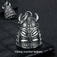 AD 1pc Motorcycle Bell For Men And Women, Bicycle Bell Accessory, Motorcycle Angel Bell, Evil-Warding Bell, Vintage Punk Motorcycle, Stainless Steel Lucky Riding Bell - Titanium Steel - Motorcycle Bell - View 23