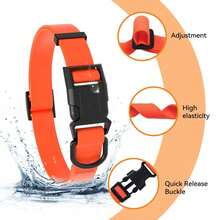 1PC PVC Pet Collar, Adjustable Size, Macaron Color Series, Quick Release Buckle, Easy To Clean Rubber Material, Comfortable And Versatile, Anti-Tear, Suitable For Small, Medium, Large Dogs, Daily Wear And Outdoor Adventure - Multicolor - View 12