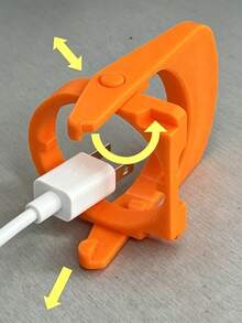 2pcs Easy-Grip European E/F Type Power Plug Puller, Hand And Foot Dual-Use Plug Removal Tool, Reusable Plug Disassembly Accessory, Suitable For Stuck And Inaccessible Wall Outlets; Ideal For Elderly, Arthritis Patients, And Individuals With Weak Grip - High Quality - View 8