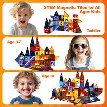Cartoon Pattern Magnetic Building Blocks Set, 3D Magnetic Tiles Puzzle Toy For Kids, Early Education Educational Toy To Develop Spatial Imagination, Parent-Child Interactive Tabletop Game, Fun Desktop Decoration, Suitable For Children, Teenagers And Adults, Surprise Collectible Gift Box, Ideal Birthday, Holiday And Party Gift For Boys And Girls - Multicolor - View 9