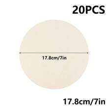 20pcs Assorted Size 1-16in Blank Wooden Rings, Unfinished Wood Circles, DIY Craft Supplies, Home Decor, Handmade Materials, Painting & Drawing Wooden Discs - Yellow - View 8