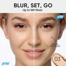SKINTIFIC Invisiblur All Day Wear Loose Powder, 16 Hours Oil Control - 03 PETAL - View 3