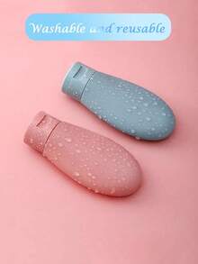 3/6/11pcs Travel Set, Squeeze Design, Portable, Leak-Proof, Reusable, Refillable Cosmetic Containers, Suitable For Toiletries, Shampoo, Body Wash And Lotion, Travel Essential, Suitable For School, Holiday, Camping, Vacation And Other Occasions, Mini Size - Multicolor - View 8