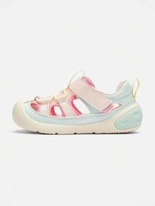 Balabala Kids Closed Toe Sandals Anti Collision First Walker Shoes For Boys Girls Summer Wear - Pink Green - View 2