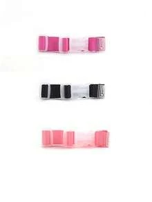 1/3/5pcs Modern Sturdy Woven Ribbon Loop With Strong Fastener Adjustable Length For Connecting Handbags Carry On Items Unisex Suitcase Luggage Strap Packing Belt Organizer Ideal For Train Station Honeymoon Vacation Summer Camp Outdoor Tours - Multiple Styles - View 3