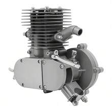 YUNRUX Black‑Red‑Silver 100CC 2‑Stroke Air‑Cooled Bicycle Gas Engine Kit 45KM/H Max‑Load 200KG Bike Motor Conversion Set - Red - View 8