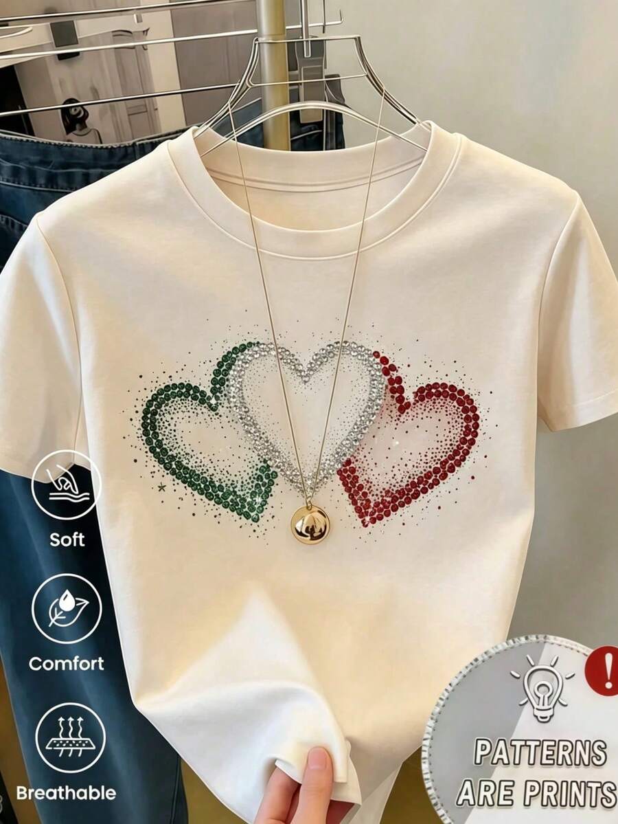 Women T-Shirts - Apricot - View 1